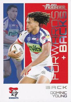 2023 NRL Traders Titanium - Forwards & Backs Parallel #FBP16 Dominic Young Front